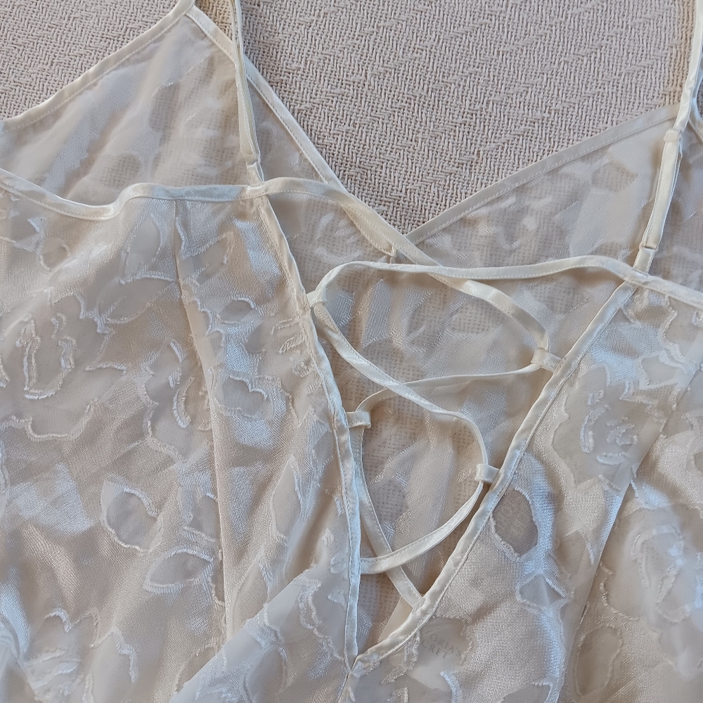 victorias secret ♡ vintage bodysuit gold label large coquette 80s 90s bridal - Picture 9 of 9